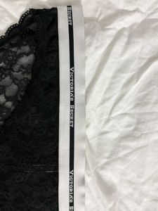 Victoria's Secret Black Lace Panty