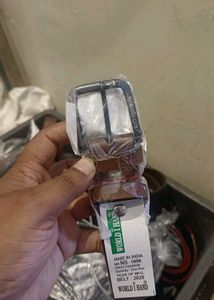 Genuine Leather Belt Set