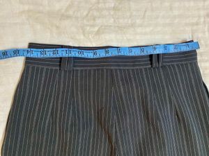 Pinstripe Wide Leg Trousers