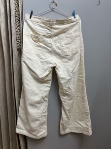 Wide Leg Button Front Pants