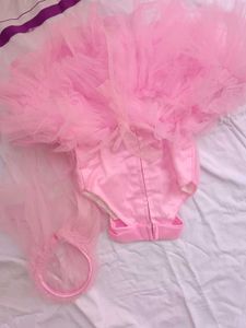 Princess Pink Tutu Dress with Headband