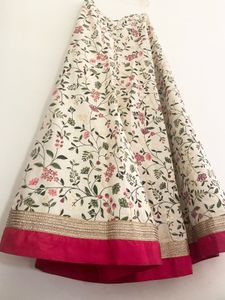 Indya Ivory Floral Lehenga Set