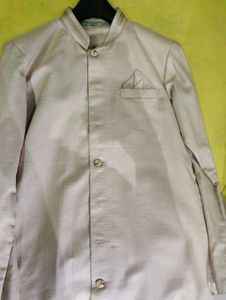 Men's Beige Kurta and pant set