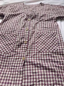 Chic Gingham Long Sleeve Shirt