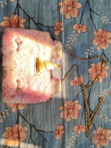 cute unicorn plush purse