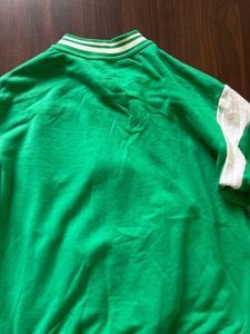 H&amp;M Unisex Green Varsity Bomber Jacket