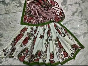 white Beautiful saree