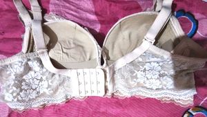 Lace Trim Padded Bra