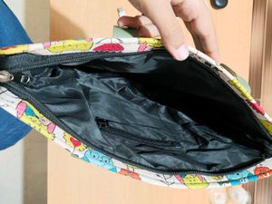 Cute Owl Print Tote Bag