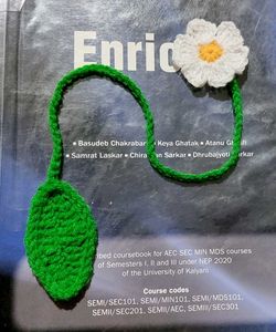 Handmade Crochet Flower Bookmark