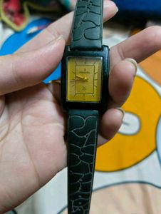 Stylish Rectangular Dial Watch