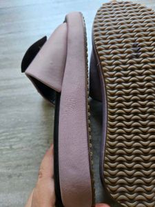 Black Heels Pink Bow Slides