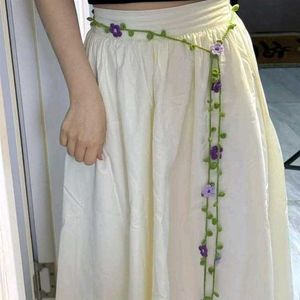 ✨Boho Floral Crochet Waist Chain