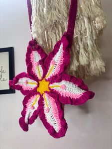 Crochet Lily Sling Bag