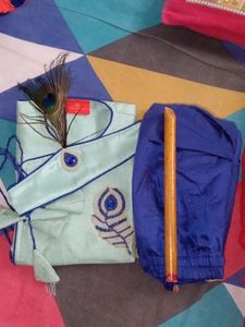 Krishna Kurta&Dhoti (For 2-3 Yrs Kid)