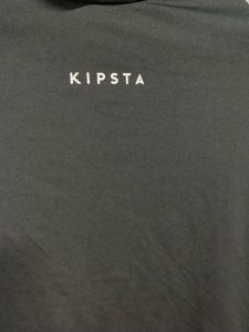 Kipsta Black Long Sleeve Athletic Top
