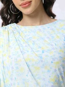 Elegant Floral Print Maxi Dress