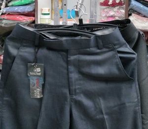Men's Black Formal Trousers