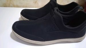 Men's Black Slip-On Casual Shoes