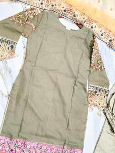 Pakistani Designer suit plazzo dress with dupatta