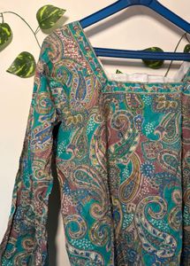Bohemian Paisley Print Kurta