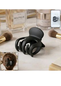 Black Matte Hair Claw Clip