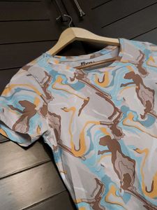 Honey by Pantaloons Stylish Swirl Print T-Shirt