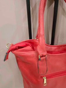 Chic Red Tote Bag