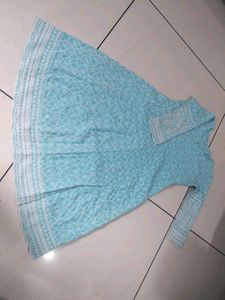 Beautiful Blue Chikankari Kurta