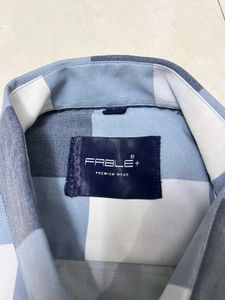 Men's Premium Shirt &amp; Navy Trouser Set