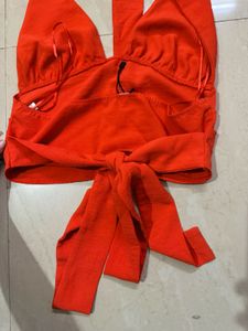 halter neck backless top
