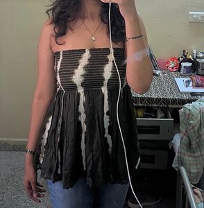 Boho Smocked Tube Top