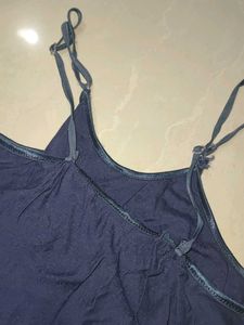 Navy Blue Bikini Top