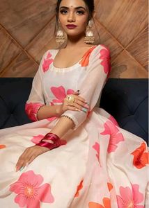 🤍🩷🧡 Kurta + Dupatta Set (NEW &amp; Bright White)