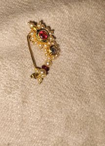 Elegant Pearl &amp; Ruby Nath