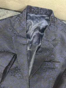 kids Blue Patterned Blazer 8-10 years
