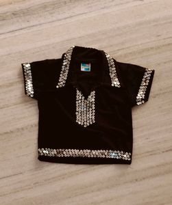 Sparkling Sequin Black Shirt