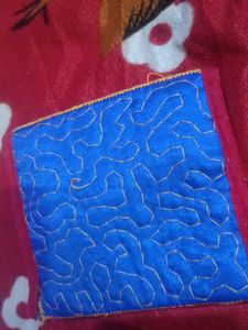 Boho Embroidered Clutch Wallet