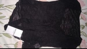 Chic Black Tie-Front Top