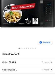 Diwali Offer 🎉 🎉 Samsung 23L Auto Cook Oven