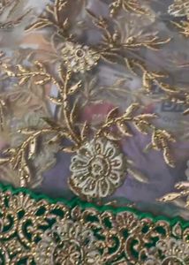 Designerbollywood stylishheavyembroidnet saree