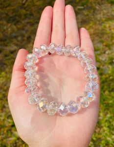 Clear Rainbow Crystal Handmade Braclet