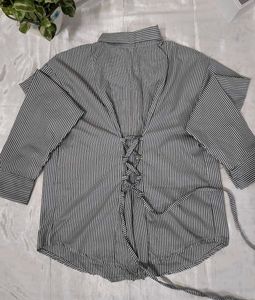 Classic Striped Button-Down Shirt
