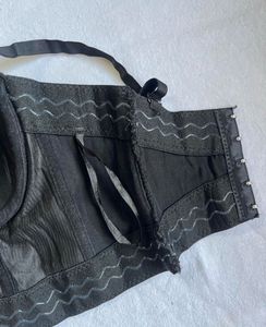 Rhinestone Bustier Crop Top