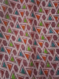 new Printed linen fabric saree light weight f