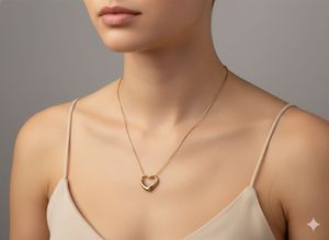 AntiTarnish | Heart Pendant Necklace