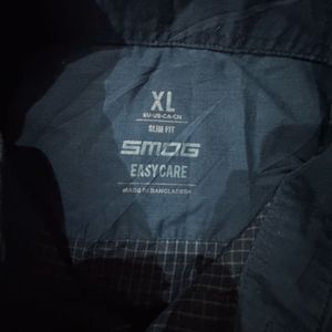 Men's Plaid Long Sleeve Button-Down Shirt