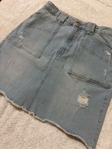 Denim Blue Skirt