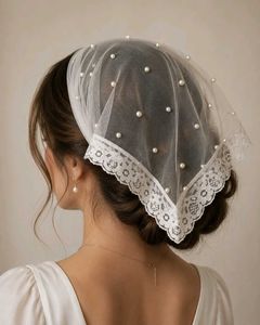 Pearl Embellished scarf
