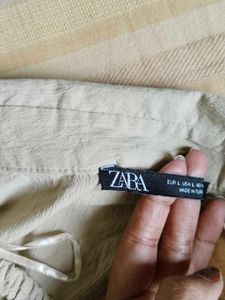 Zara Open Back Crop Top